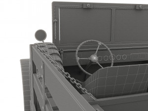 Military Jeep 4K Modelo 3D