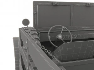 Military Jeep 3D Model