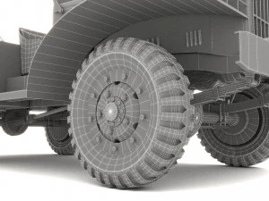 Military Jeep 3D Model