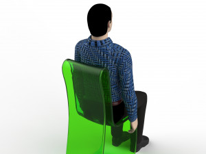 Sitting Manikin Modelo 3D