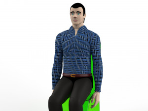 Sitting Manikin Modelo 3D