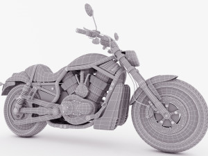 Chopper Biker 4 - 4K Modelo 3D