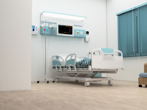 Hospital Room 5 - 4K Modelo 3D