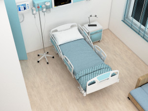 Hospital Room 5 - 4K Modelo 3D