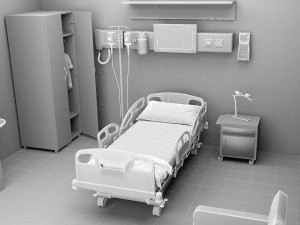 Hospital Room 5 - 4K Modelo 3D