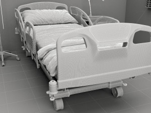Hospital Room 5 - 4K Modelo 3D