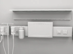 Hospital Room 5 3D Model