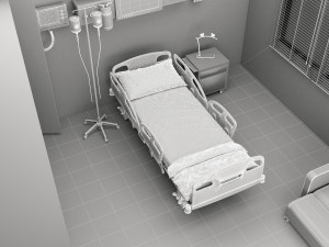 Hospital Room 5 - 4K Modelo 3D