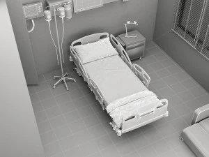 Hospital Room 5 3D Model
