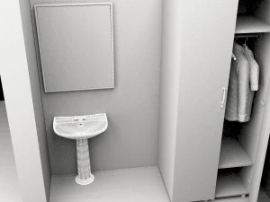 Hospital Room 5 3D Model