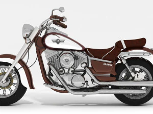 Chopper Biker 5 3D Model