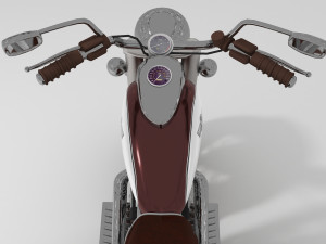 Chopper Biker 5 - 4K Model 3D