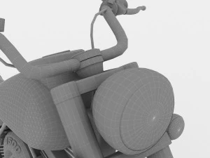Chopper Biker 5 3D Model
