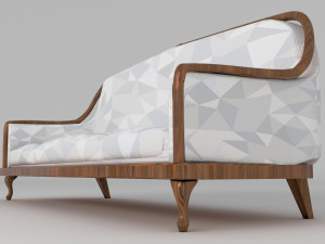 Sofa Moonlight 4K 3D 模型