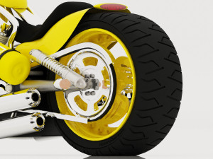 Chopper Biker 6 - 4K Model 3D