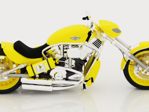 Chopper Biker 6 - 4K Model 3D