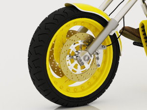 Chopper Biker 6 - 4K Model 3D
