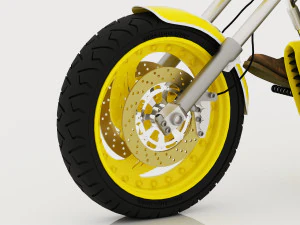 Chopper Biker 6 - 4K 3D Model
