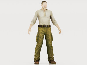 Chopper Biker 6 - 4K Model 3D