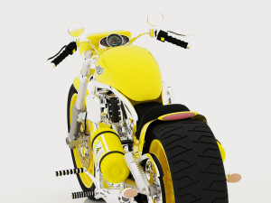 Chopper Biker 6 - 4K Model 3D