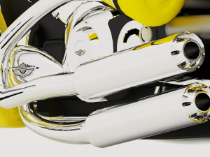 Chopper Biker 6 - 4K Model 3D
