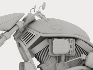 Chopper Biker 6 - 4K Model 3D
