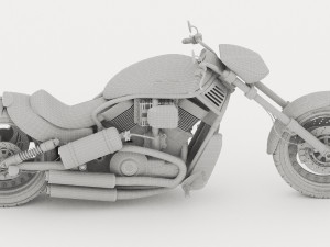 Chopper Biker 6 - 4K Model 3D