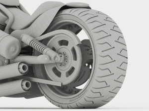 Chopper Biker 6 - 4K Model 3D
