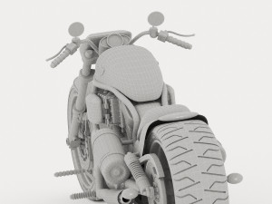Chopper Biker 6 - 4K Model 3D
