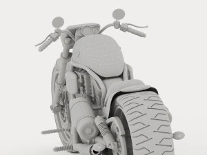 Chopper Biker 6 - 4K 3D Model