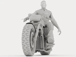Chopper Biker 6 - 4K 3D Model
