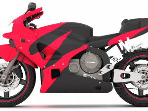 Honda CBR Motorbike 4K 3D Model