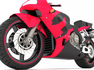 Honda CBR Motorbike 4K 3D Model