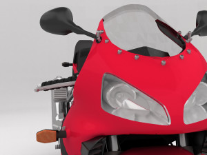 Honda CBR Motorbike 4K 3D Model