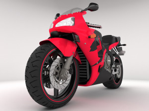 Honda CBR Motorbike 4K 3D Model