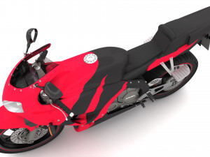 Honda CBR Motorbike 4K 3D Model