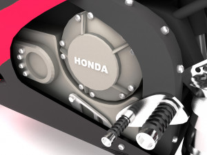 Honda CBR Motorbike 4K 3D Model