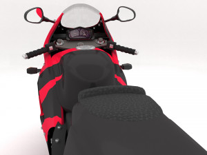 Honda CBR Motorbike 4K 3D Model