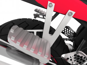 Honda CBR Motorbike 4K 3D Model