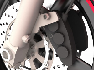 Honda CBR Motorbike 4K 3D Model