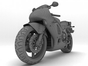 Honda CBR Motorbike 4K 3D Model