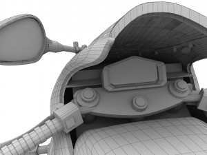 Honda CBR Motorbike 4K 3D Model