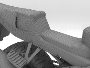 Honda CBR Motorbike 4K 3D Model