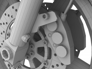 Honda CBR Motorbike 4K 3D Model