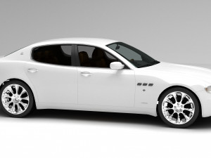 Maserati Quattroporte 4K 3D Model