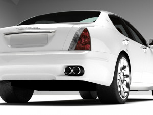 Maserati Quattroporte 4K 3D Model