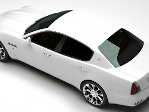 Maserati Quattroporte 4K 3D Model