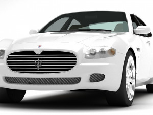 Maserati Quattroporte 4K 3D Model