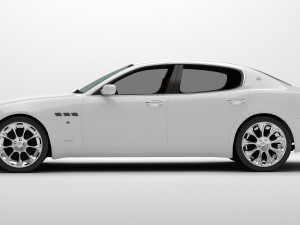 Maserati Quattroporte 4K 3D Model