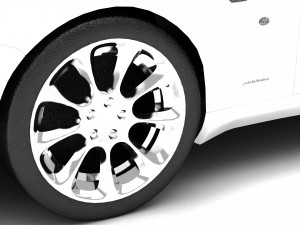 Maserati Quattroporte 4K 3D Model
